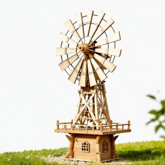 Мельница деревянная 55х55х160 см